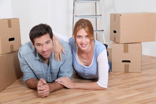 Local moving van serving flats and homes in Highbury