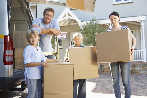 Man And Van Highbury secure payment process illustration