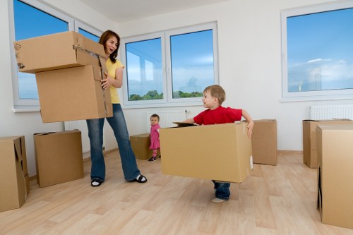 Organised move-in day unpacking service in Highbury