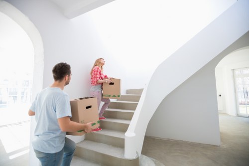 Local movers handling access and parking challenges for an office move in Highbury